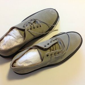 J Crew NWB Suede Shoes Oxfords size10.5 M NEW wBOX